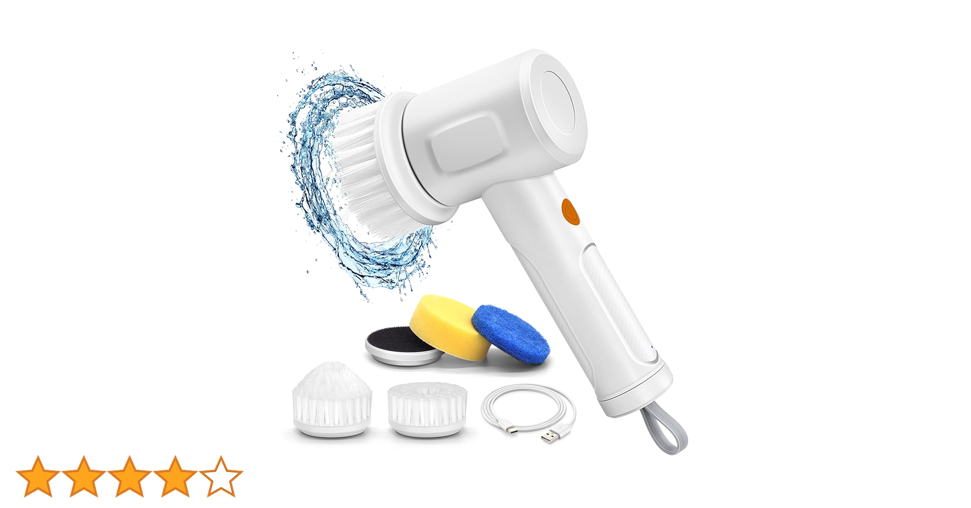 電動スピン スクラバー パワースクラバー 電動クリーニングブラシ